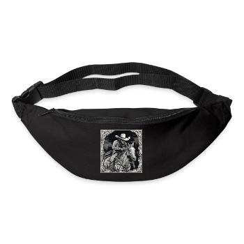 Cowboy / Wild West / Desert / Lasso / Rodeo - Bum bag - black - Front
