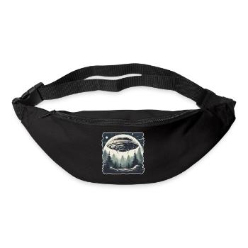 Alien / Vaisseau spatial / OVNI / Zone 51 / Tout / Mars - Sac banane - noir - Devant