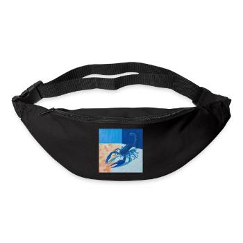 scorpion, bunt, tier, geschenk, geschenkidee - Gürteltasche - Schwarz - Vorne