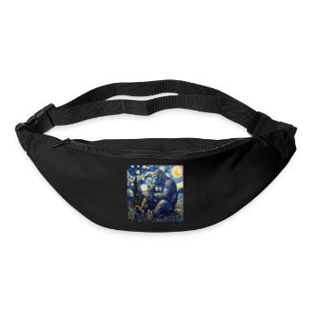 Bigfoot, Big Foot, Van Gogh, Starry Night - Bum bag - black - Front