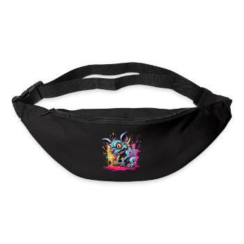 Chupacabra / Sucking Creature / Monster /Spain - Bum bag - black - Front