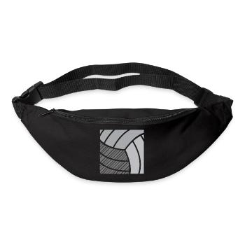 Volley-ball - Sac banane - noir - Devant