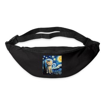 Katze, katzenmotiv - Gürteltasche - Schwarz - Vorne