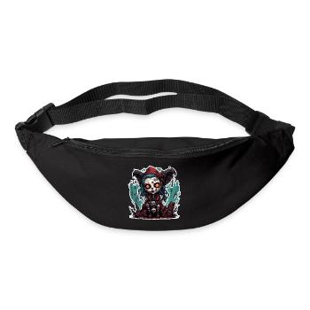 Horror Doll / Halloween / Creepy / Dark - Bum bag - black - Front