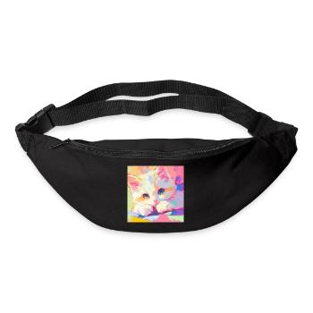 Katze, katzenmotiv - Gürteltasche - Schwarz - Vorne