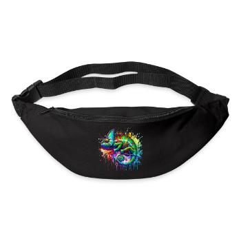 Caméléon - Sac banane - noir - Devant