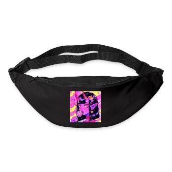anime, demon girl, waifu, japan - Gürteltasche - Schwarz - Vorne