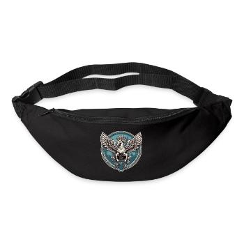 Pegasus / Flügel /griechisch / Fantasie - Gürteltasche - Schwarz - Vorne