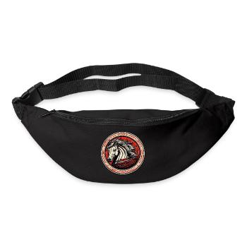 Pony / Horse / Animal / Riding / Mane - Bum bag - black - Front