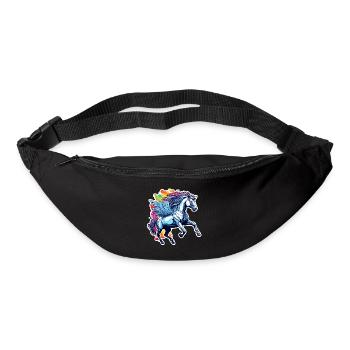 Pegasus / Wings /Greek / Fantasy - Bum bag - black - Front