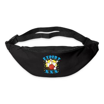 Bowling-Experte XXX - Gürteltasche - Schwarz - Vorne