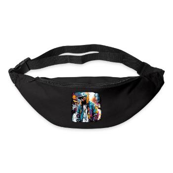 Rapper / Hip Hop / Song / Cool / Rhymes / Beat - Bum bag - black - Front