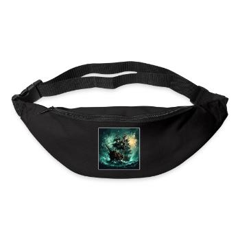 Ship / Boat / Anchor / Sea / Ocean / Captain - Bum bag - black - Front