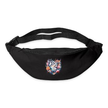 Heart / Mother's Day / Love / Holidays / Love - Bum bag - black - Front