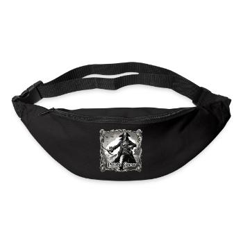 Piratin / Ahoi / Anker / Kapitän / Totenkopf / Rum - Gürteltasche - Schwarz - Vorne