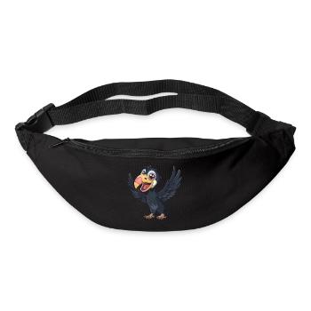 California Condor with Open Wings - Bum bag - black - Front