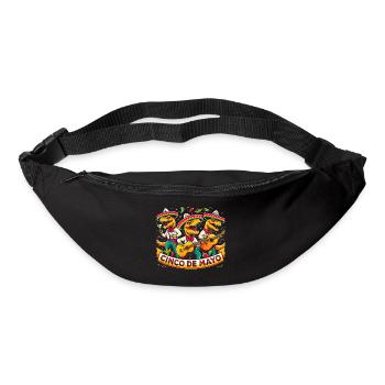 Cinco de Mayo Dinosaurier - Gürteltasche - Schwarz - Vorne