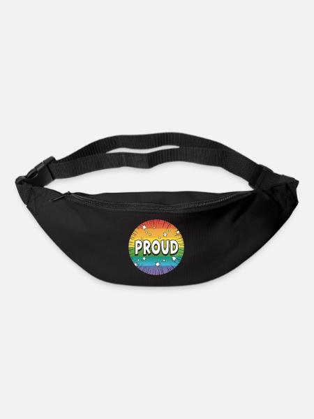 Fierté LGBTQ - Sac banane - noir