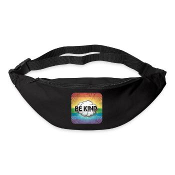 LGBTQ Be Kind - Bum bag - black - Front