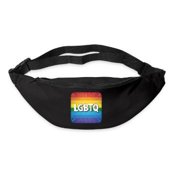 LGBTQ - Bum bag - black - Front
