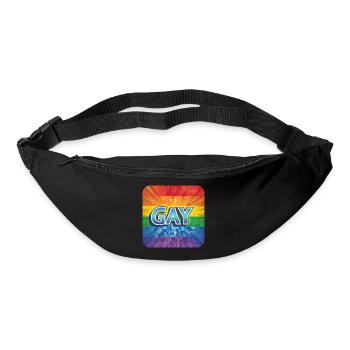 LGBTQ GAY - Gürteltasche - Schwarz - Vorne