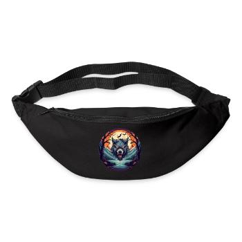Gruseliges Fête d’Halloween Kostüm Werwolf - Sac banane - noir - Devant