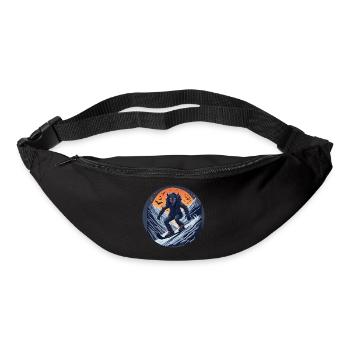 Gruseliges Halloween-partykostüm Werwolf-snowboard - Gürteltasche - Schwarz - Vorne