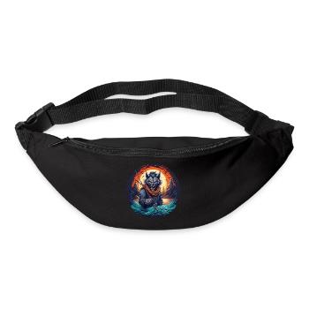 Creepy Halloween Party Costume Werewolf Fishing - Bum bag - black - Front