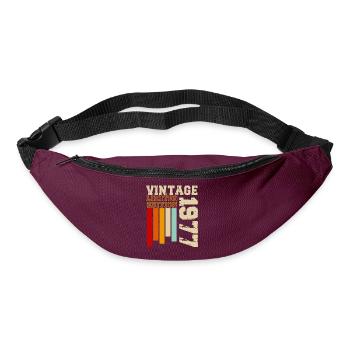 1977 - Gürteltasche - Burgunderrot - Vorne