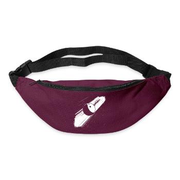 Boule de bowling - Sac banane - bordeaux  - Devant