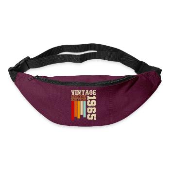 1985 - Gürteltasche - Burgunderrot - Vorne