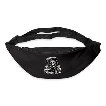 Grim Reaper Bookworm with Scythe - Bum bag - black - Front