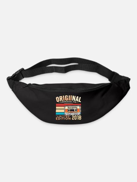 Original 2018, Legendär seit 2018 Jahrgang 2018 - Gürteltasche - Schwarz