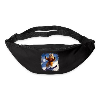 Planche à neige pour chat - Sac banane - noir - Devant