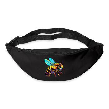 Biene - Gürteltasche - Schwarz - Vorne