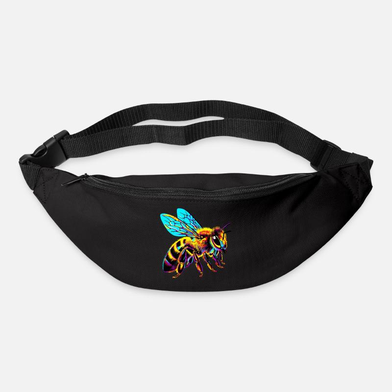 Biene - Gürteltasche - Schwarz