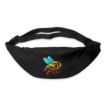 Biene - Gürteltasche - Schwarz - Vorne