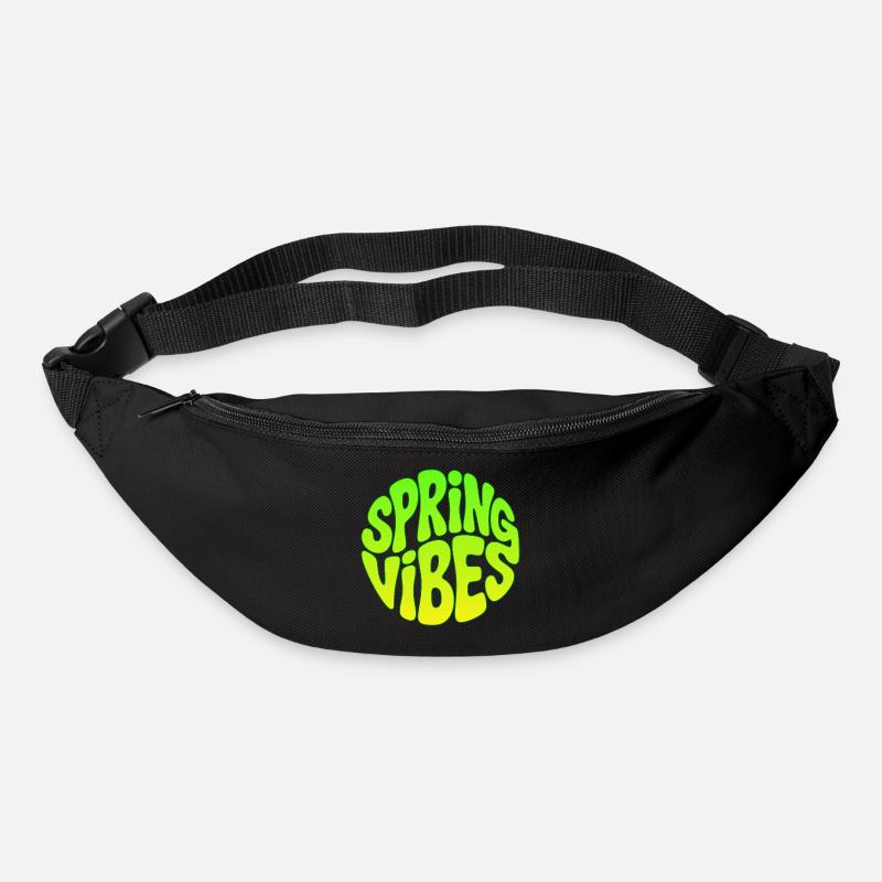 Frühlingsanfang - Spring vibes - Gürteltasche - Schwarz