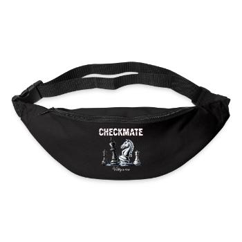 Conception stratégique de la victoire aux échecs - Sac banane - noir - Devant