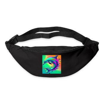 Delfin - Gürteltasche - Schwarz - Vorne