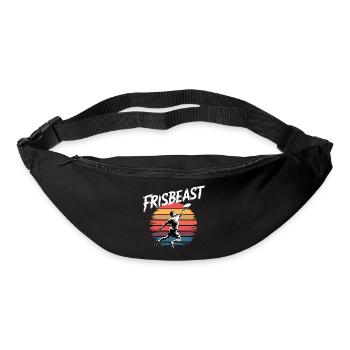 Frisbeast Retro Ultimate Frisbee Stil Für Sportler - Gürteltasche - Schwarz - Vorne