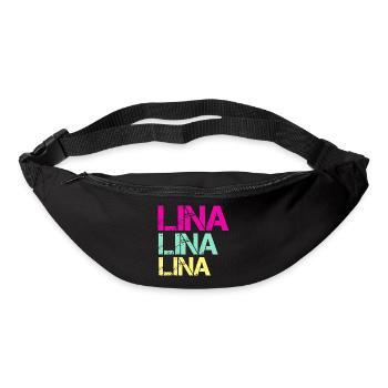 LINA Neon Triptych - Gürteltasche - Schwarz - Vorne