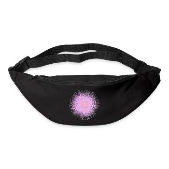 Pink Mimosa Blossom – Delicate Floral Design - Bum bag - black - Front