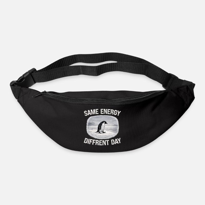 Same Energy Diffrent Day - Bum bag - black