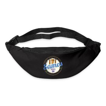 Samos Insel in Griechenland Vintage Souvenir - Gürteltasche - Schwarz - Vorne