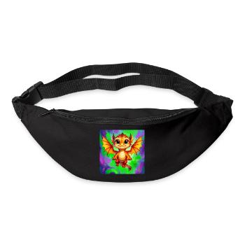 Drache - Gürteltasche - Schwarz - Vorne