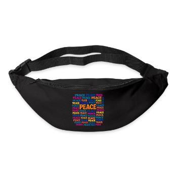 Paix - Sac banane - noir - Devant