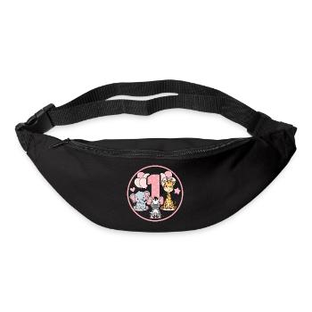First Birthday Wildlife 1 - Bum bag - black - Front