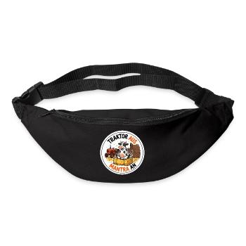 Traktor aus Mantra an Bauer Meditation T-Shirt - Gürteltasche - Schwarz - Vorne