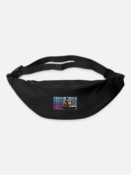 Camionneur Diesel Big Rig Semi-Remorque Camion Chauffeur - Sac banane - noir
